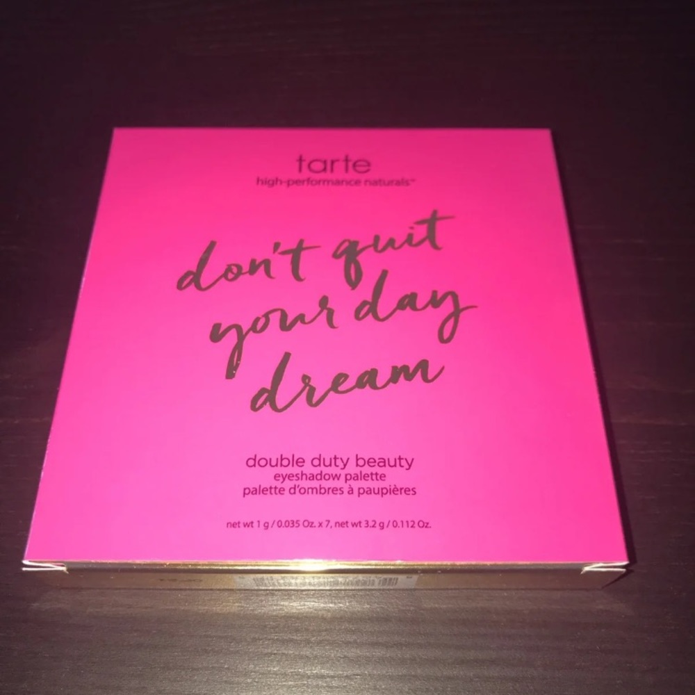 Tarte dont quit your daydream palette